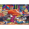 RoseArt - Kodak enhanced - The Old Book Shop Cats - 1500 Piece Jigsaw Puzzle for mature-themeds