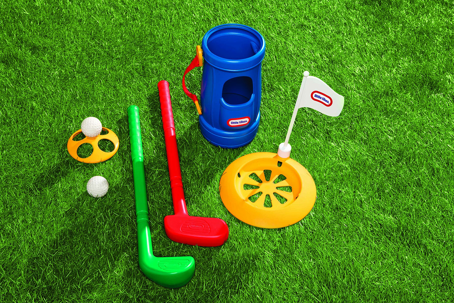Little Tikes TotSports Grab N Go Golf Set - Blue - Fun Outdoor Sports Toy for Kids, Unique Size