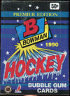 1990 Bowman Premiere Hockey Cards Box of 36 Unopened Packs