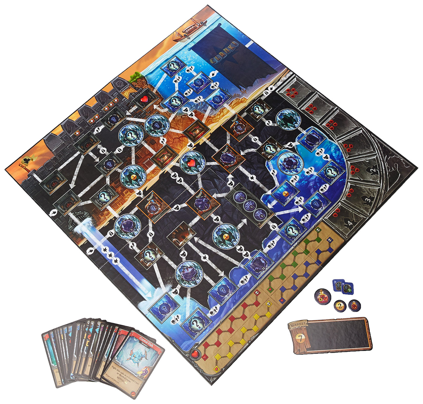 Renegade Game Studios Clank! Sunken Treasure Board Game,156 Months To 1200 Months