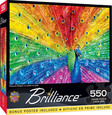 Peacock Delight 550 Pc