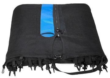 Upper Bounce Round Trampoline Safety Netround Trampolines Using Variant Straight Poles Breathable Weather Resistant Trampolines 