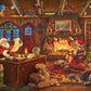 Ceaco - Thomas Kinkade - Holiday - Santa Checking His List - 1000 Piece Jigsaw Puzzle