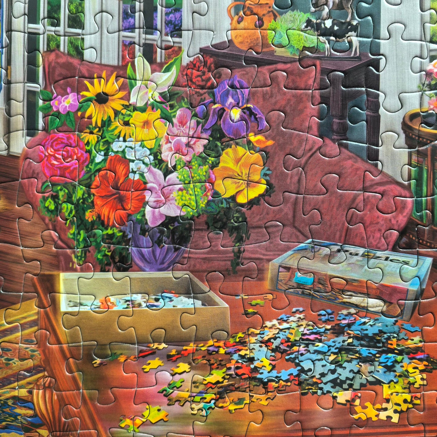 Artist Joseph Burgess - Cottage Puzzle - Jigsaw Puzzles 500 Pieces for mature-themeds