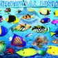 Eurographics Tropical Fish 100Piece Puzzle, Multi-Colored