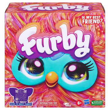 Furby Coral, 15 Fashion Accessories, Interactive Plush Toys For 6 Year Old Girls & Boys & Up, Voice Activated Animatronic