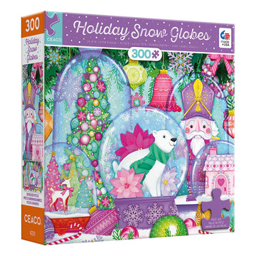 Ceaco - Holiday - Snow Globes - 300 Piece Jigsaw Puzzle