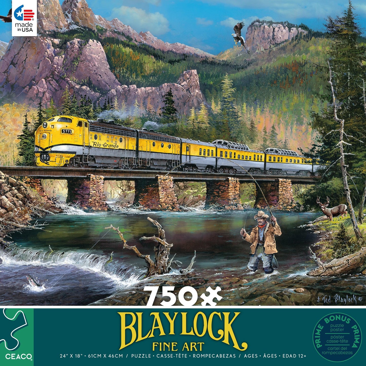 Ceaco - Ted Blaylock - Western Bound - 750 Piece Jigsaw Puzzle