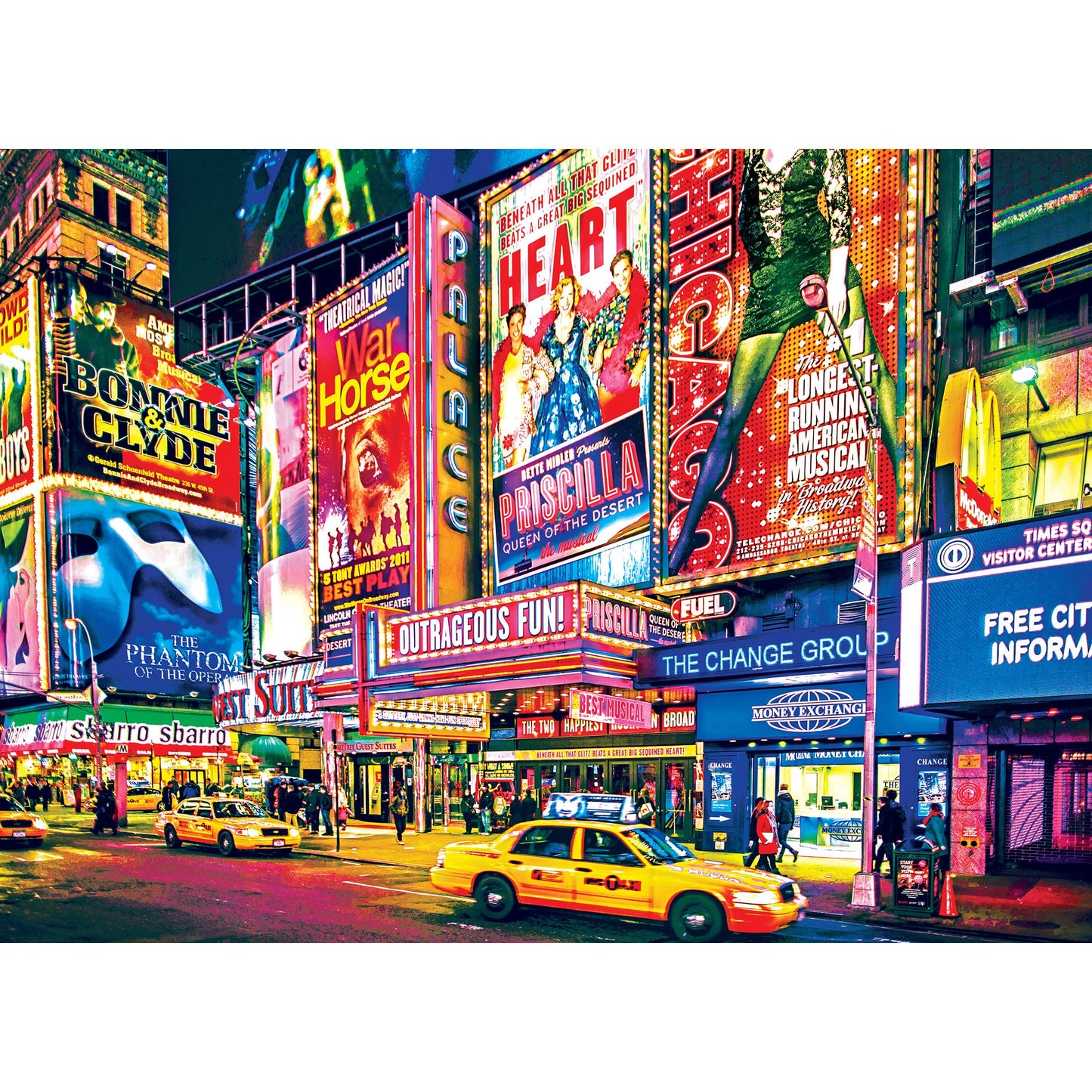 Roseart - Kodak Premium - Broadway, Nyc - 1500 Piece Jigsaw Puzzle For Adults