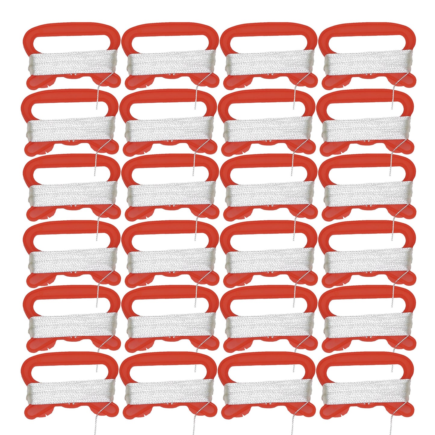 In The Breeze 3418 — 10 Lb X 100' Twisted Kite Line - 24 Pieces; Bulk Kite Winders For Class Projects, Summer Camps, Group Activites