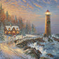 Ceaco - 4 In 1 Multipack - Thomas Kinkade - Holiday - (4) 500 Piece Jigsaw Puzzles