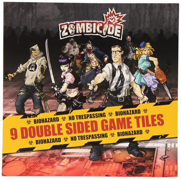 Cmon Zombicide: 9 Double Sided Game Tiles - Expand Your Zombie Survival World! Cooperative Strategy Game With Tabletop Miniature