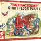 Masterpieces Floor Puzzle - Jumbo Size 36 Piece Jigsaw Puzzle For Kids - Tractor Mac Farm Shaped Puzzle - 3Ftx2Ft
