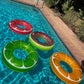 CocoNut Float Juicy Watermelon Glitter Pool Float - Inflatable Ring Float - Durable Long Lasting 3.5 Foot Lounge Tube and Water