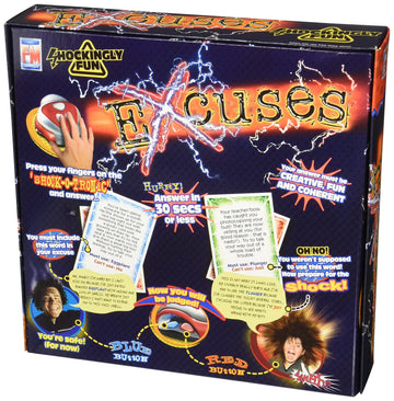 Excuses Game The Shockingly Fun Card Game. Answer Correctly Or Be Shocked