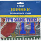 Football Banner 9ft