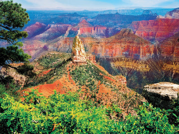 Masterpieces 550 Piece Jigsaw Puzzle For Adults, Family, Or Youth - Grand Canyon North Rim - 18''X24''