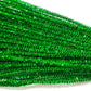 Carykon 200 PCS Glitter Tinsel Creative Arts Stems Pipe Cleaners-12 Inch (Green)