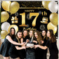17Th Happy Birthday Banner Birthday Decorations For Men Birthday Party Decorations Birthday Backdrop