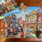Springbok'S 500 Piece Jigsaw Puzzle Old Western Town - Made In Usa