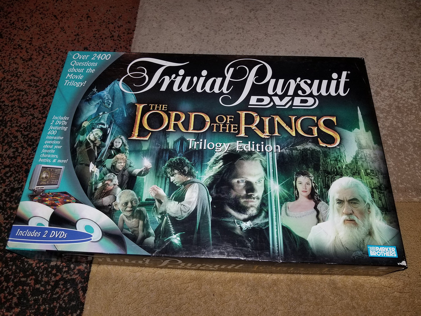 Hasbro Trivial Pursuits LOTR Edition Boardgame