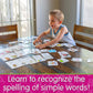 The Learning Journey: Match It! - First Words - 30 Piece Self-Correcting Words With Matching Images For Emerging Readers - Sight Words Puzzle For Kids Ages 3 And Up - Award Winning Toys