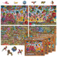 Unidragon Original + Ic4 Design Wooden Jigsaw Puzzle For Adults And Kids, Puzzle Board Game, Quezzle Amazing Cappadocia, Full Pack, 1000 Pieces, 28.2 By 19.6 Inches
