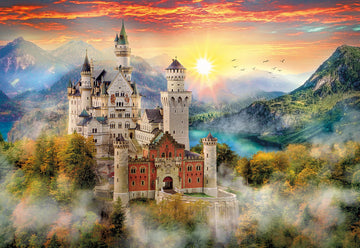 Clementoni 32559.7 Clementoni - 32559 - Collection-Neuschwanstein-2000 Pieces, Multi-Colour