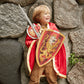 Liontouch Noble Knight decorative replica blade  Red | Medieval Pretend Play Foam Toy for Children with Golden Lion Theme | Safe  & Battle protective covering for Kids Dress Up & Costumes