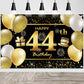 44Th Happy Birthday Banner Birthday Decorations For Men Birthday Party Decorations Birthday Backdrop