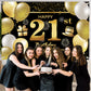 21St Happy Birthday Banner Birthday Decorations For Men Birthday Party Decorations Birthday Backdrop