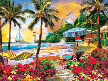 Masterpieces 550 Piece Jigsaw Puzzle For Adults And Family - Hawaiian Life - 18''X24''