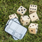 Triumph Sports 35-7335-2 Giant Wooden Lawn Dice Set, Brown, One Size
