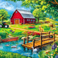500 Piece Puzzle For Adults - Spring Farm