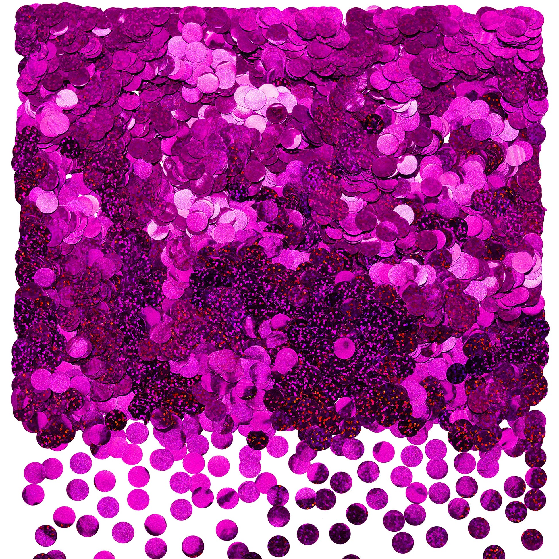 Sparkle Pink Foil Metallic Round Table Confetti Circle Dots Mylar Table Scatter Confetti Wedding Bachelorette Valentines Mothers