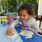 eeBoo Tea Party Spinner Game for Kids, 2-4 Players, Develops Patience & Social Skills, Cardboard, Multicolour, Model EB-TEAGM2