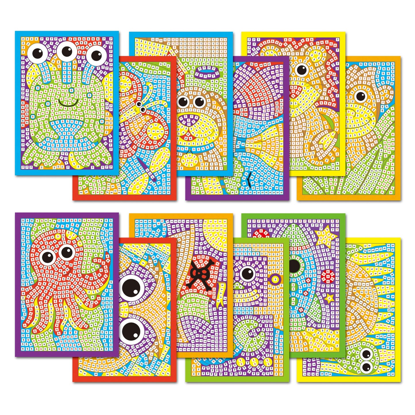 Galt Toys, Mega Mosaics, Kids Craft Kits, Muliti Foam Pictures, Ages 5 Years Plus