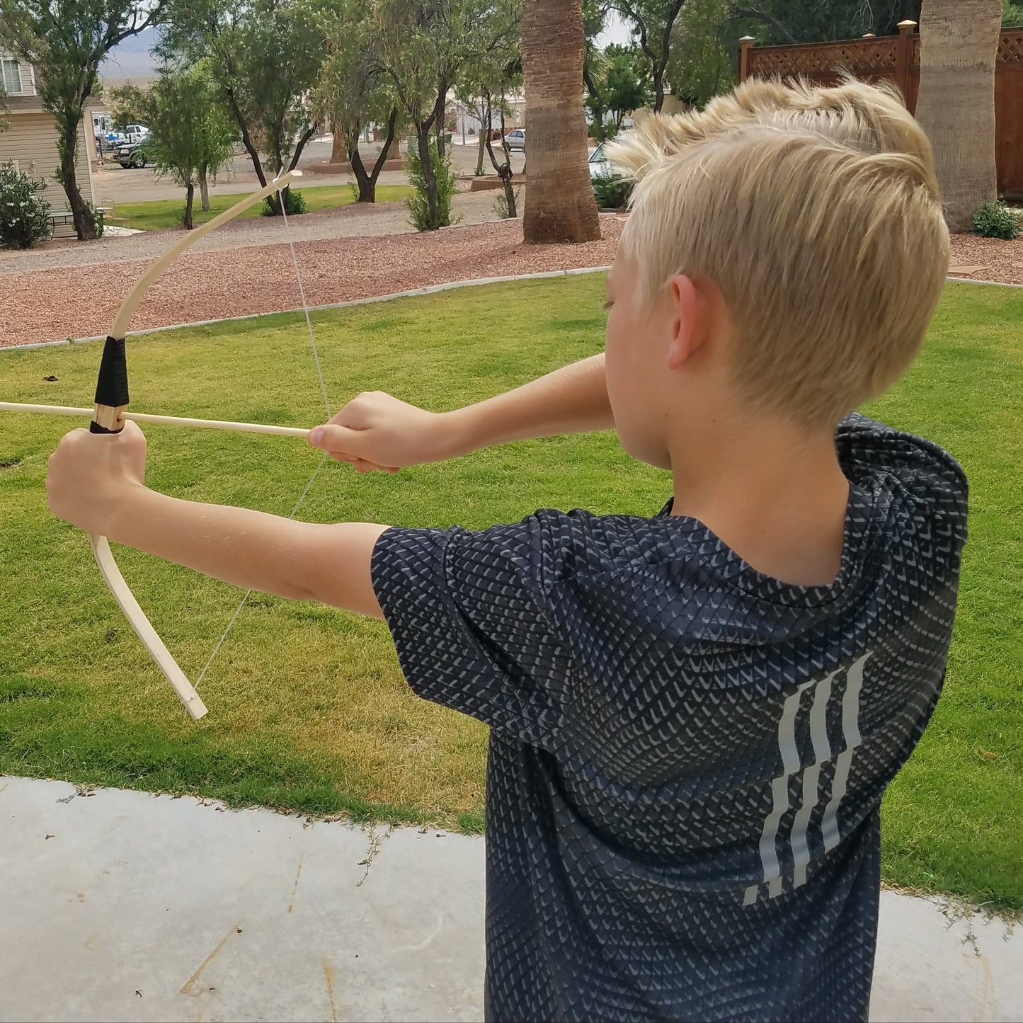 Adventure Awaits! - 2-Pack Handmade Wooden Bow And Arrow Set - 20 Wood Arrows And 2 Quivers - For Outdoor Play