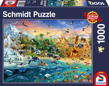 Schmidt Animal Kingdom Jigsaw Puzzle (Piece 1000),