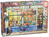 Educa - Greatest Bookshop In The World - 5000 Piece Jigsaw Puzzle - Puzzle Glue Included - Completed Image Measures 61.75' X 42.25' - Ages 14+ (18583)