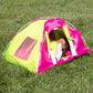 Dress Along Dolly Doll Camping Bed Tent w Sleeping Bag & Pillow - enhanced Handmade Furniture Accessories for 18 Dolls - Large Sized -23x 15x14