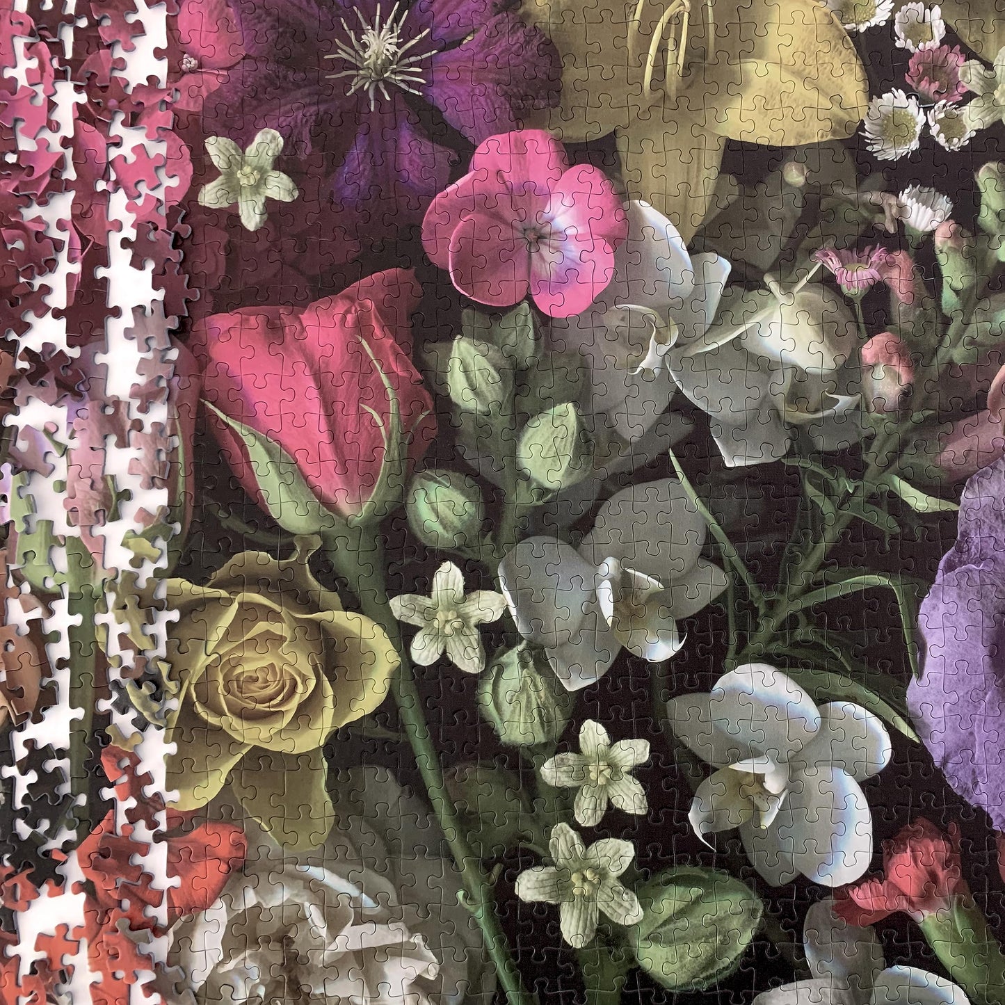 Cloudberries Flowers Puzzle  enhanced 1000 Piece Flower Jigsaw Puzzle for mature-themeds  Featuring an Ultra-Realistic Scanography Image  1000 Piece Puzzles