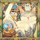 Pintoo Jigsaw Puzzles 600 Piece for Adults - Cotton Lion - Break Time - Easy Storage Snug Interlocking Plastic Puzzle No Glue Re