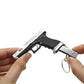 New 2025 G34 Black Silver Tactical Alloy Mini Pistol Keychain 1:3 Scale Shell Ejection Free Assembly Mini Gun Fidget Toy