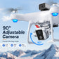 ZNLYRION Brushless Drone KY102 With Screen Remote 360 Obstacle Avoidance HD Dual Camera Optical Flow Hover Color LED Light RC Aerial Quadcopter