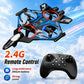 ZNLYRION Drone YL86 Fighter Shape With Screen Remote 480P Camera Fixed Height Hover Cool LED Light 360 Stunt Roll RC Quadcopter
