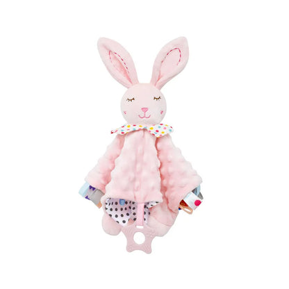 Newborn Baby Plush Stuffed Toys Cute Animal Blanket Comforter Bunny Elephant Soothe Appease Sleeping Towel Baby Gift
