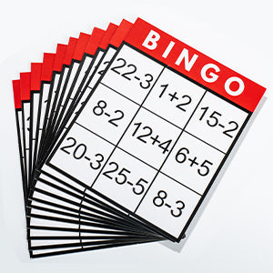 Assistex Large Text Bingo Games for Seniors – 11 Double Sided Board Games for Dementia Patients – Easy to Hold Alzheimer's Games