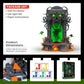 JMBricklayer 1144PCS Dark Portal LED Light Up Building Blocks Model Kit Gothic Skull Gate Fantasy Display for Adults Gamers Halloween Decor