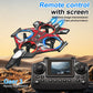 ZNLYRION Drone YL86 Fighter Shape With Screen Remote 480P Camera Fixed Height Hover Cool LED Light 360 Stunt Roll RC Quadcopter